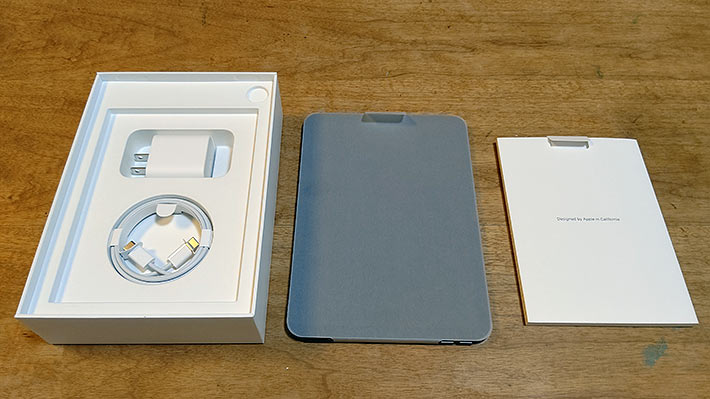 iPad mini6の箱の中身