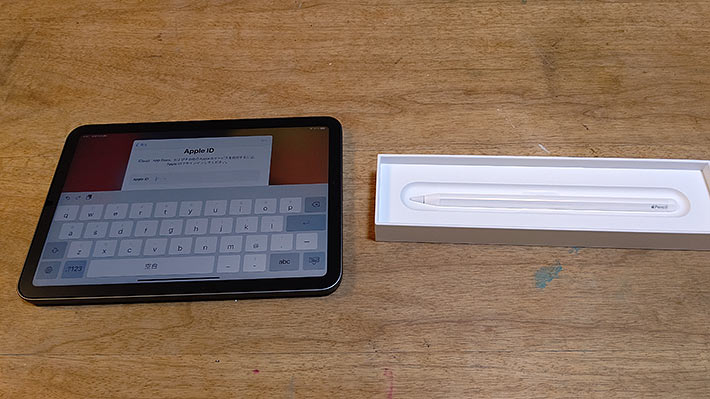 iPad mini6とApple Pencil 第2世代