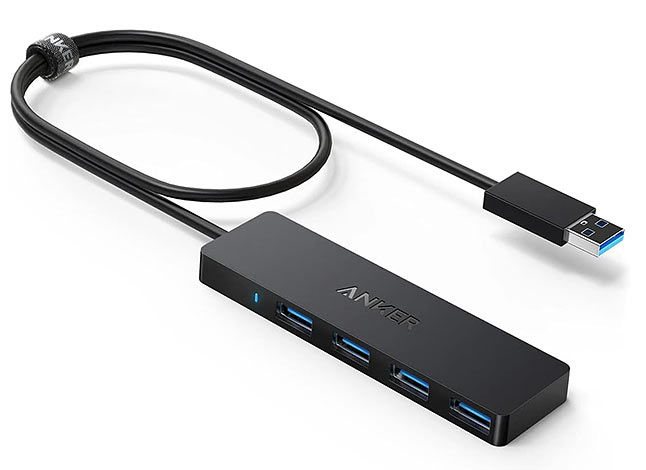 Anker USB3.0 ウルトラスリム 4ポートUSBハブ