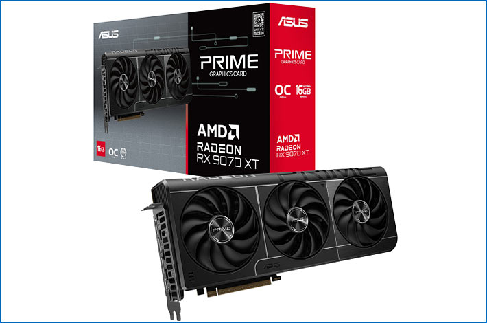 ASUS「PRIME-RX9070XT-O16G[PCIExp 16GB]」