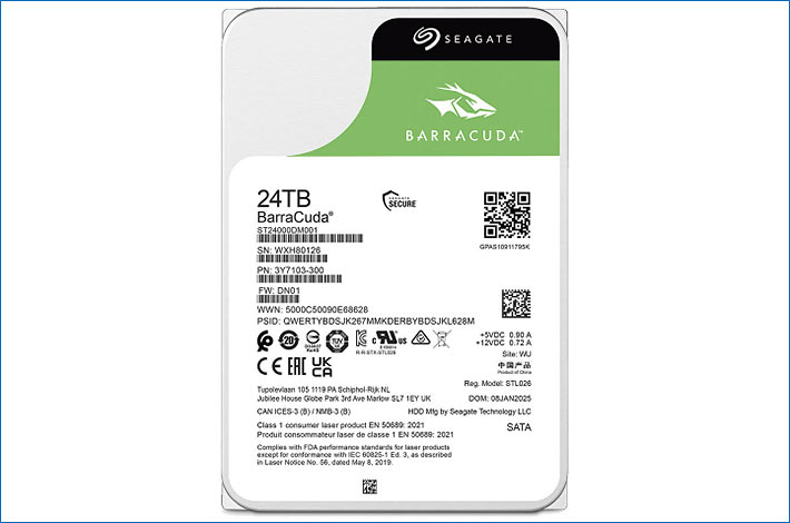 SEAGATE「ST24000DM001 [24TB SATA600 7200] 」
