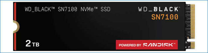 Sandisk「WD_Black SN7100 NVMe SSD WDS200T4X0E」